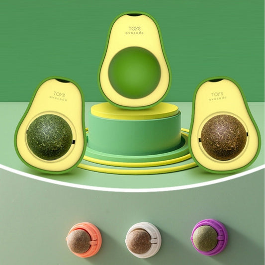 Catnip Ball Cat Toy Molar Teeth Cleaning Durable Kitten Toy