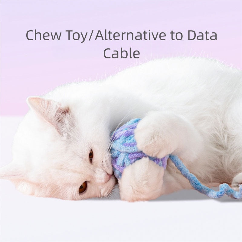 Pet Silent Cat Toy, Wool Ball, Cat Toy Ball, Plush, Boring,