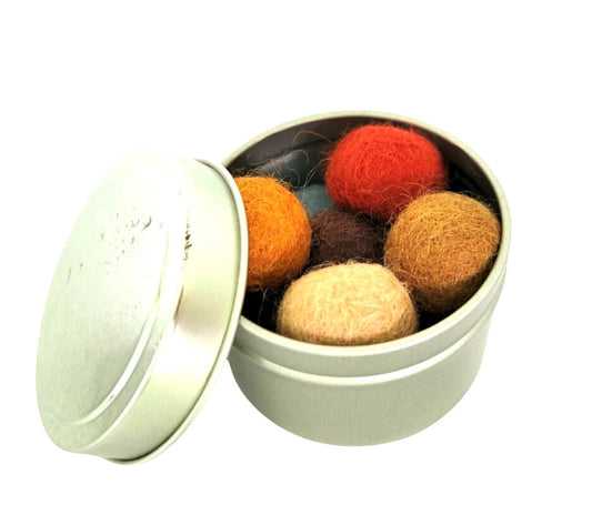 Eco-Friendly Organic Wool Felt Cat Balls for Natural Play