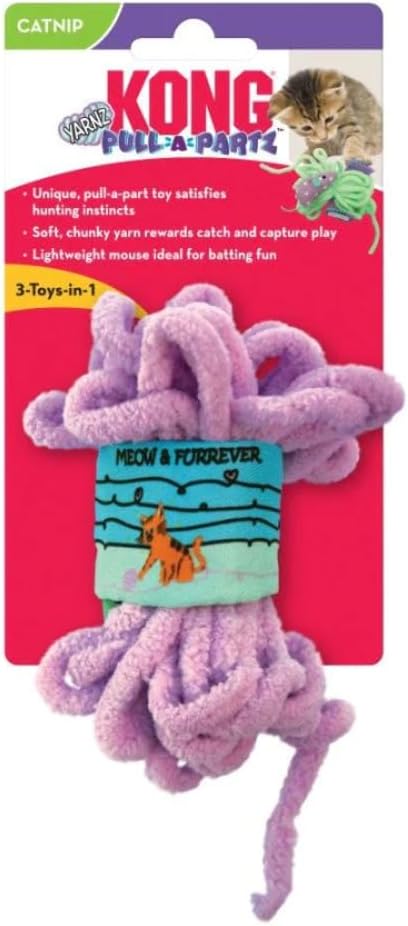 Yarn Ball Interactive Cat Toy to Engage Natural Hunting Skills