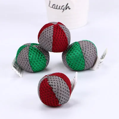 Mesh Catnip Ball Interactive Cat Toy for Active Playtime