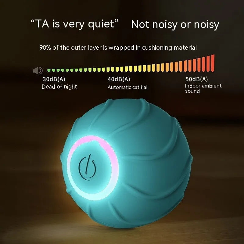 Automated Rolling Ball Interactive Cat Toy Keeps Pets Active